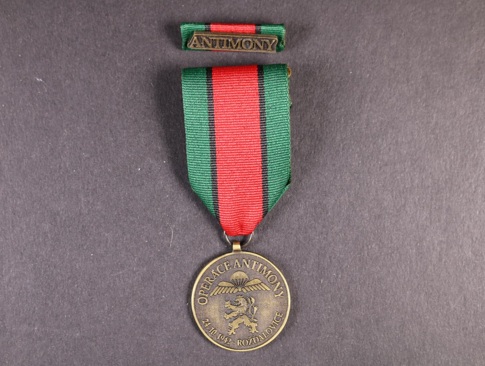 Pamětní odznak k operaci Antimony, 24.10.1942 Rožďalovice
