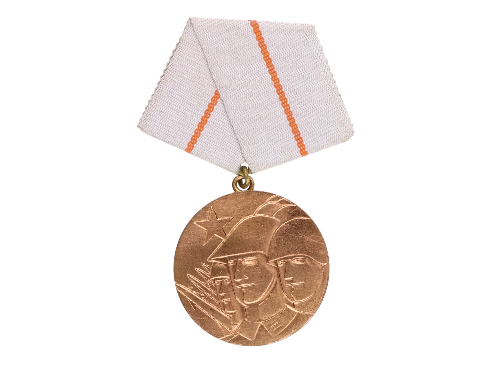 Medaile bratrství ve zbrani z r. 1966, bronzová