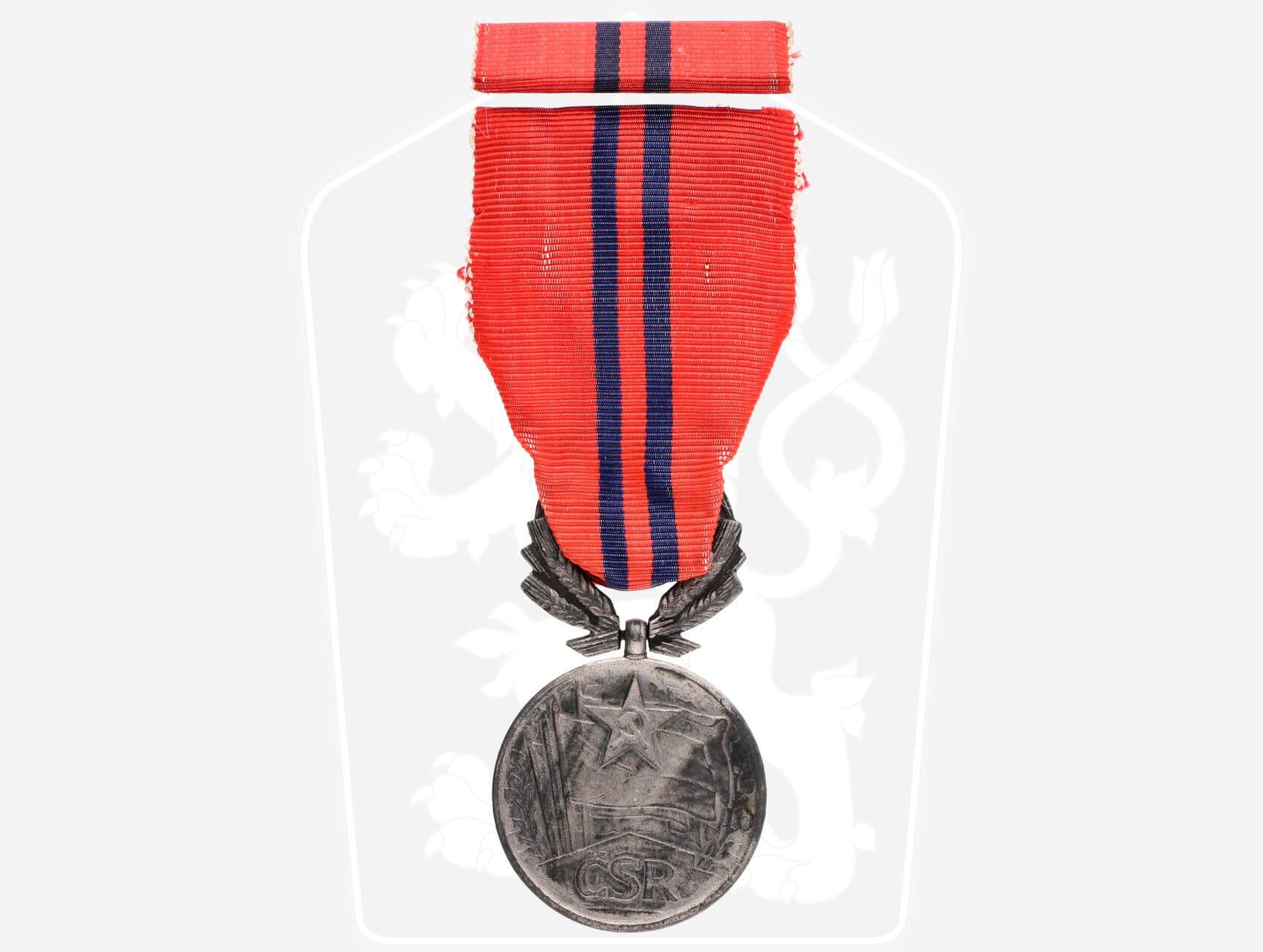 Vyznamenání - Za zásluhy o výstavbu I. vydání 1951-1960 ČSR č.2387, udělené 24.2.1958, punc Ag, výroba Zukov Praha