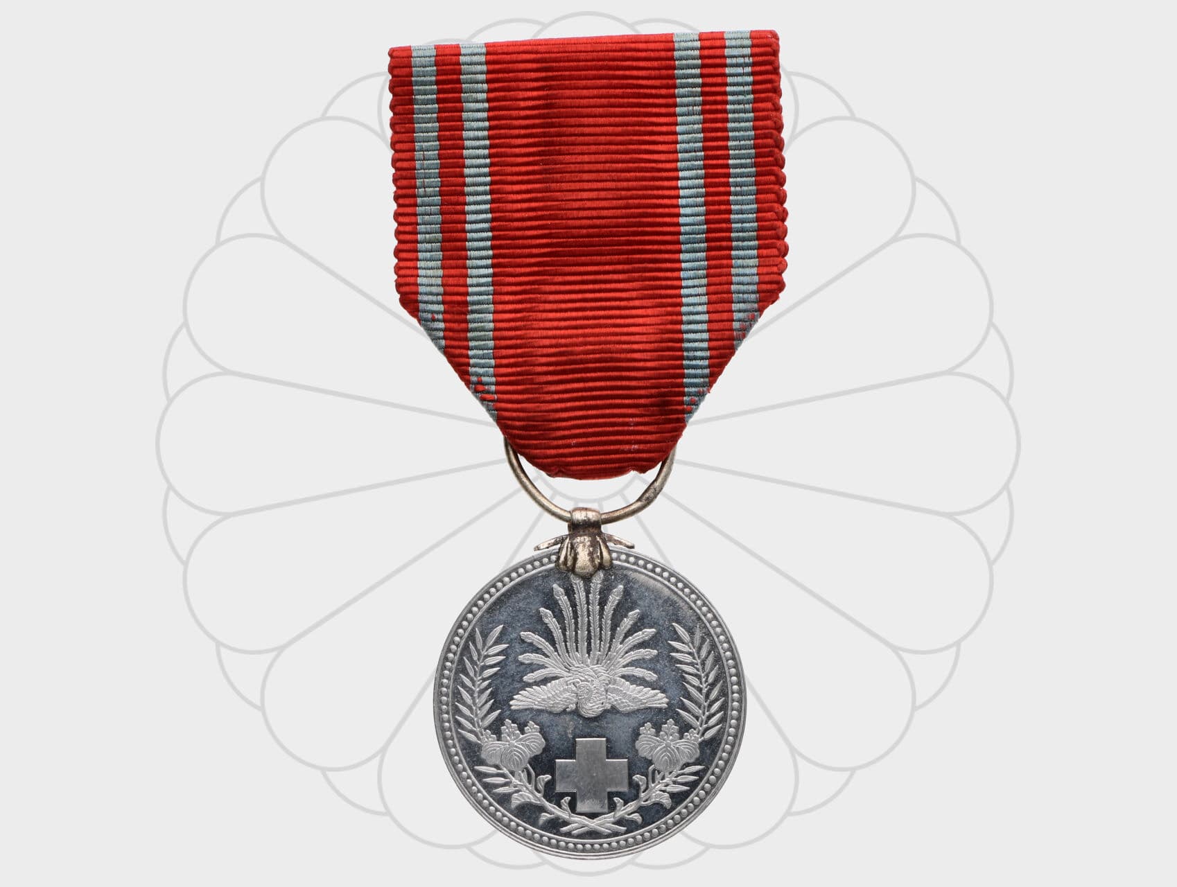Záslužná medaile Červeného kříže, hliník, poválečná výroba..