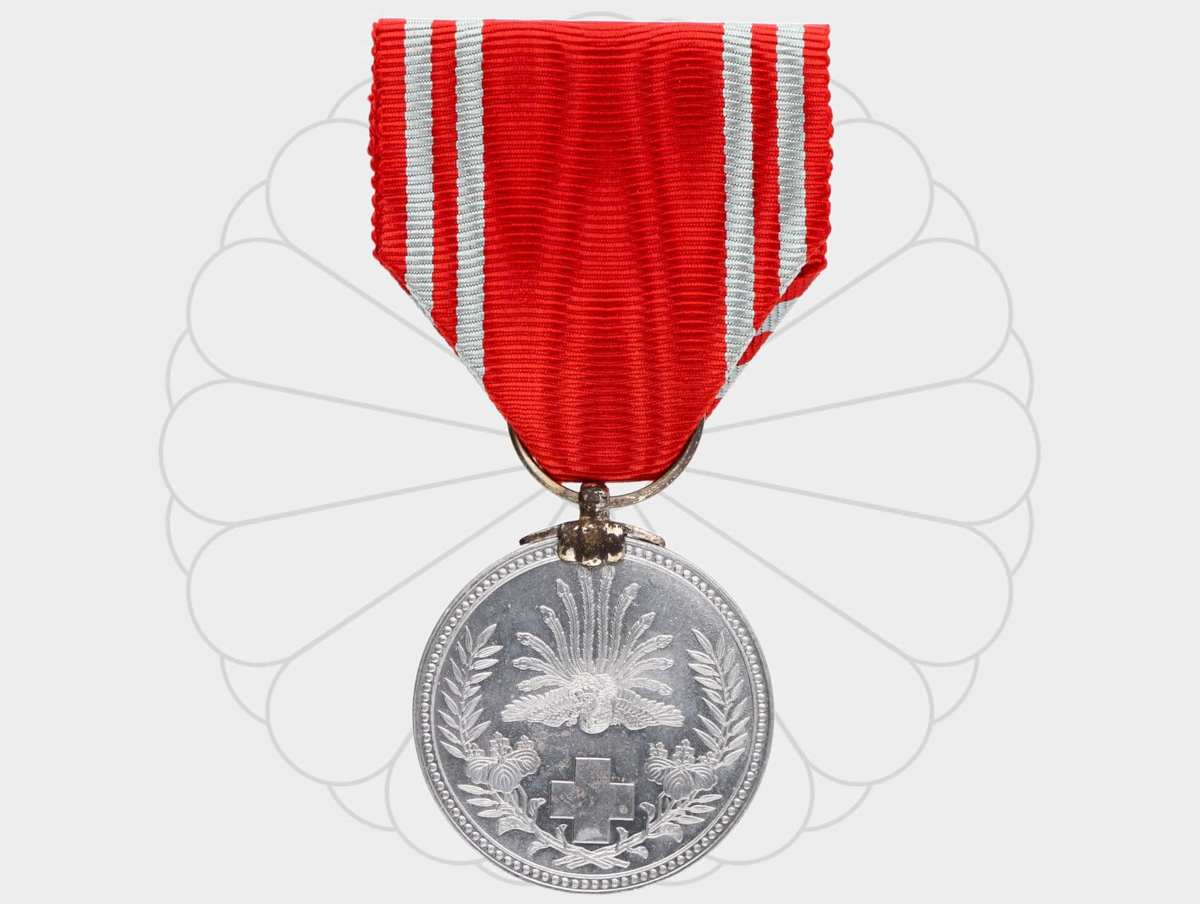 Záslužná medaile Červeného kříže, hliník, poválečná výroba..