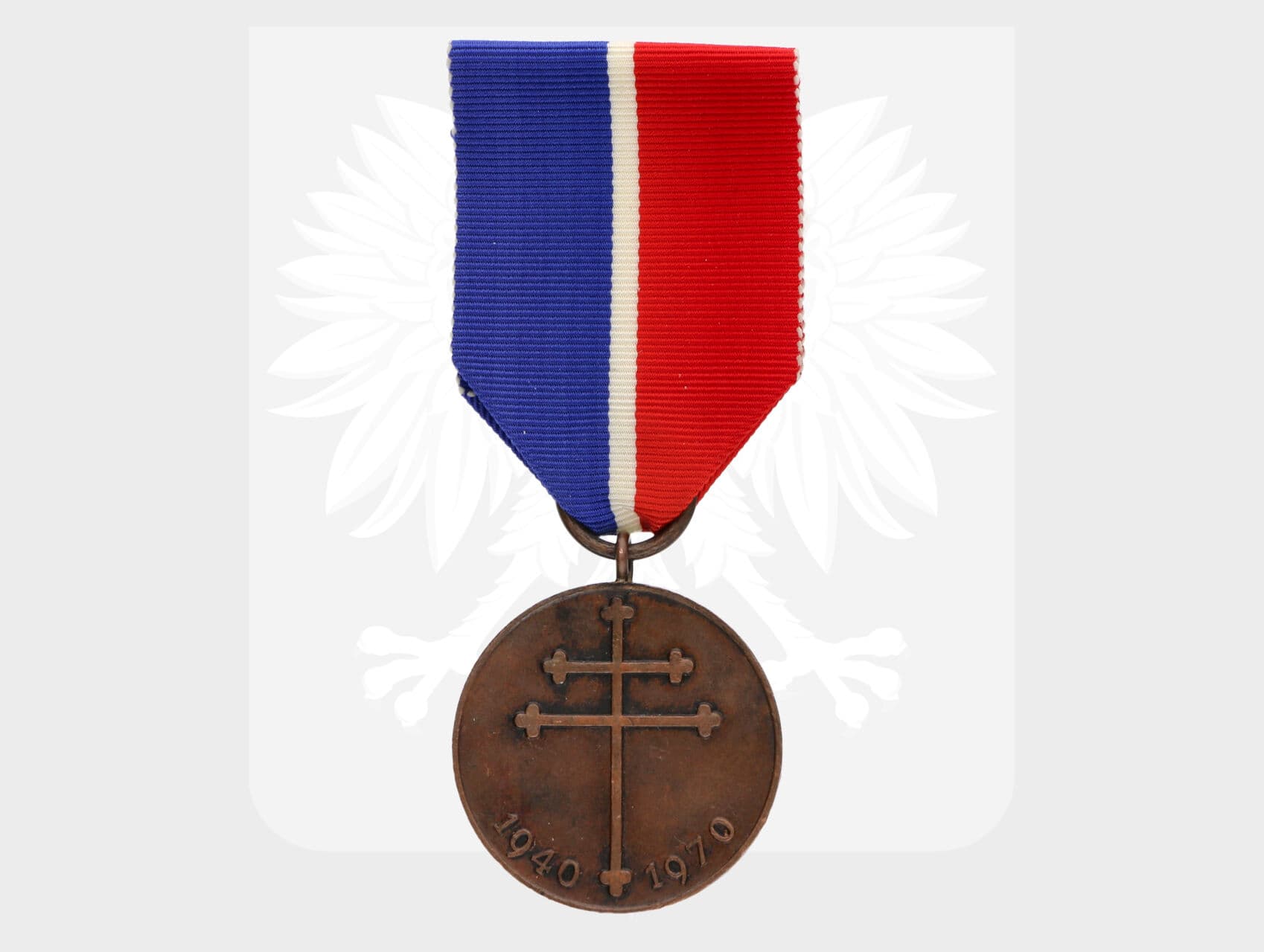 Medaile k 30. výročí bojů 1. divize granátníků ve Francii