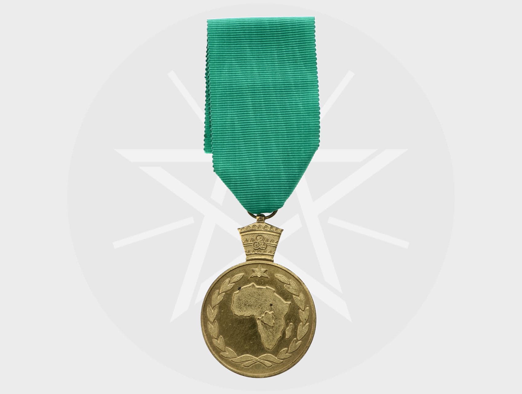 Pamětní medaile za službu v operaci OSN v Kongu (UNAC) 1960-1964, nepůvodní stuha