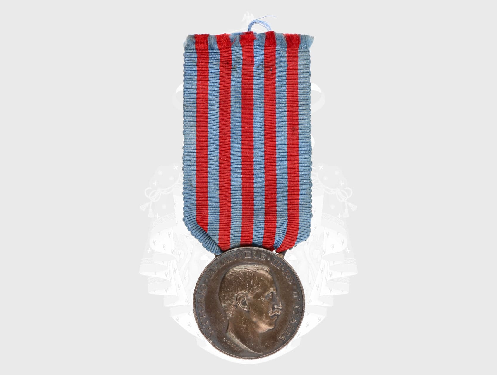 Pamětní medaile libyjských tažení 1913, značená L.GIORGI