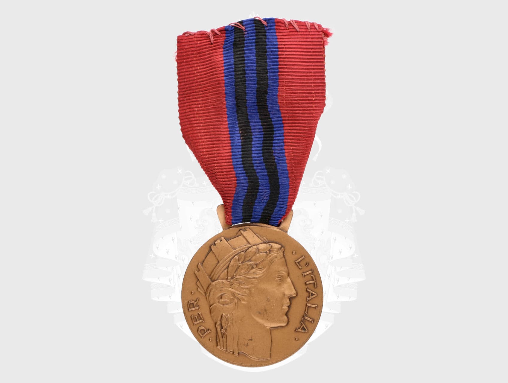Záslužná medaile pro dobrovolníky za kampaň ve východní africe 1935-1936, typ IIa, neznačená