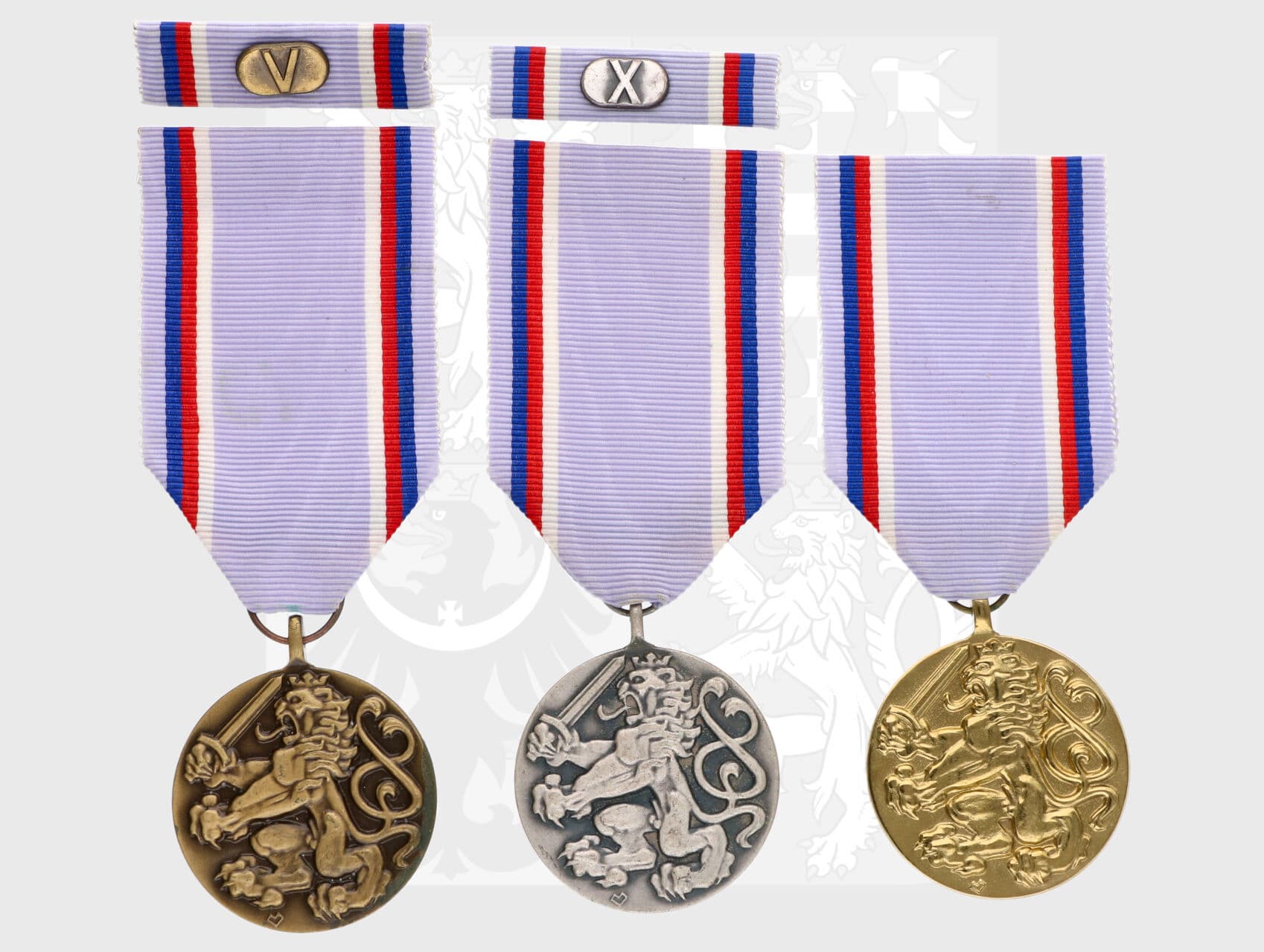Medaile armády České Republiky za 15, 10 a 5 let služby