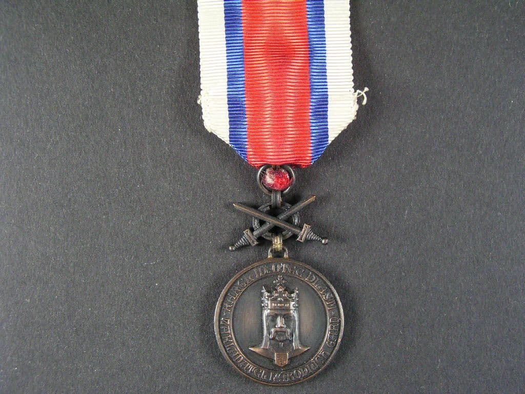 Bronzová medaile DOK za věrné služby 1918-1919