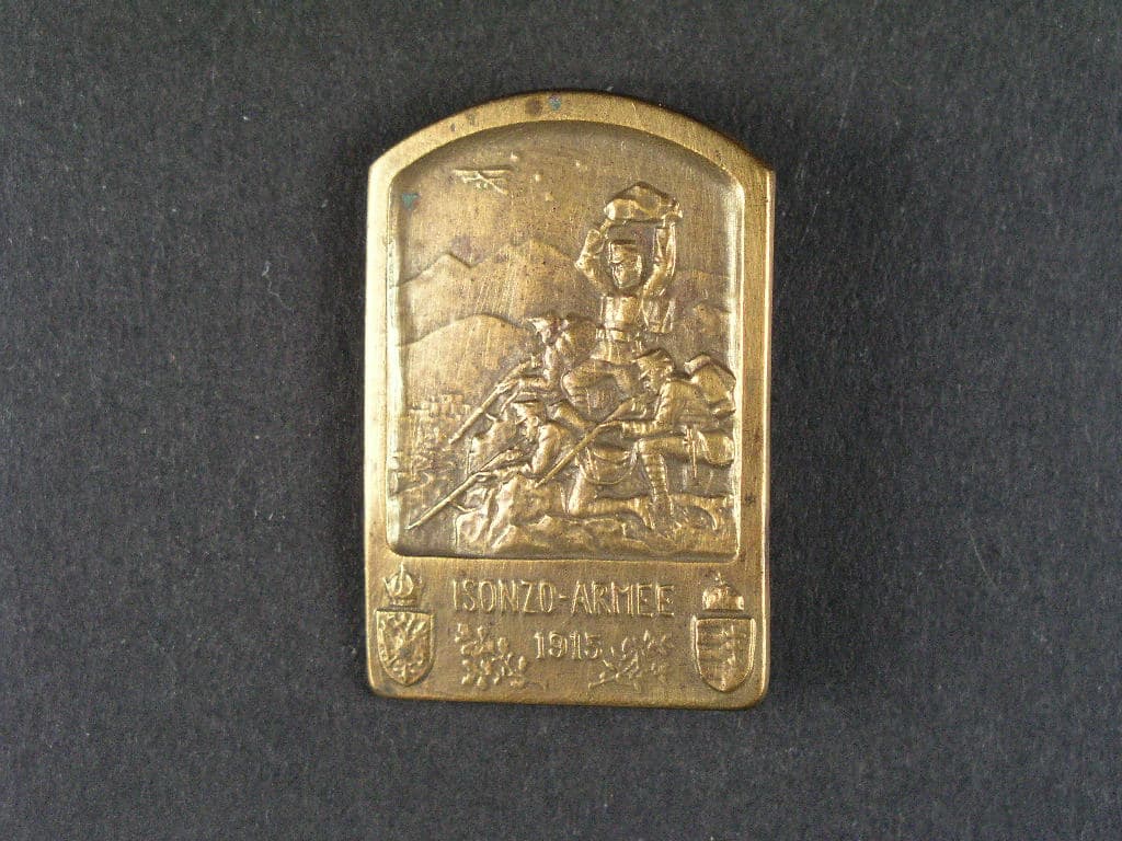 Čepicový odznak Isonzo Armee 1915