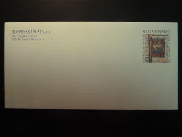 CSO22 (?) adresa modře bez novoročenky, neupottřebená (2009)