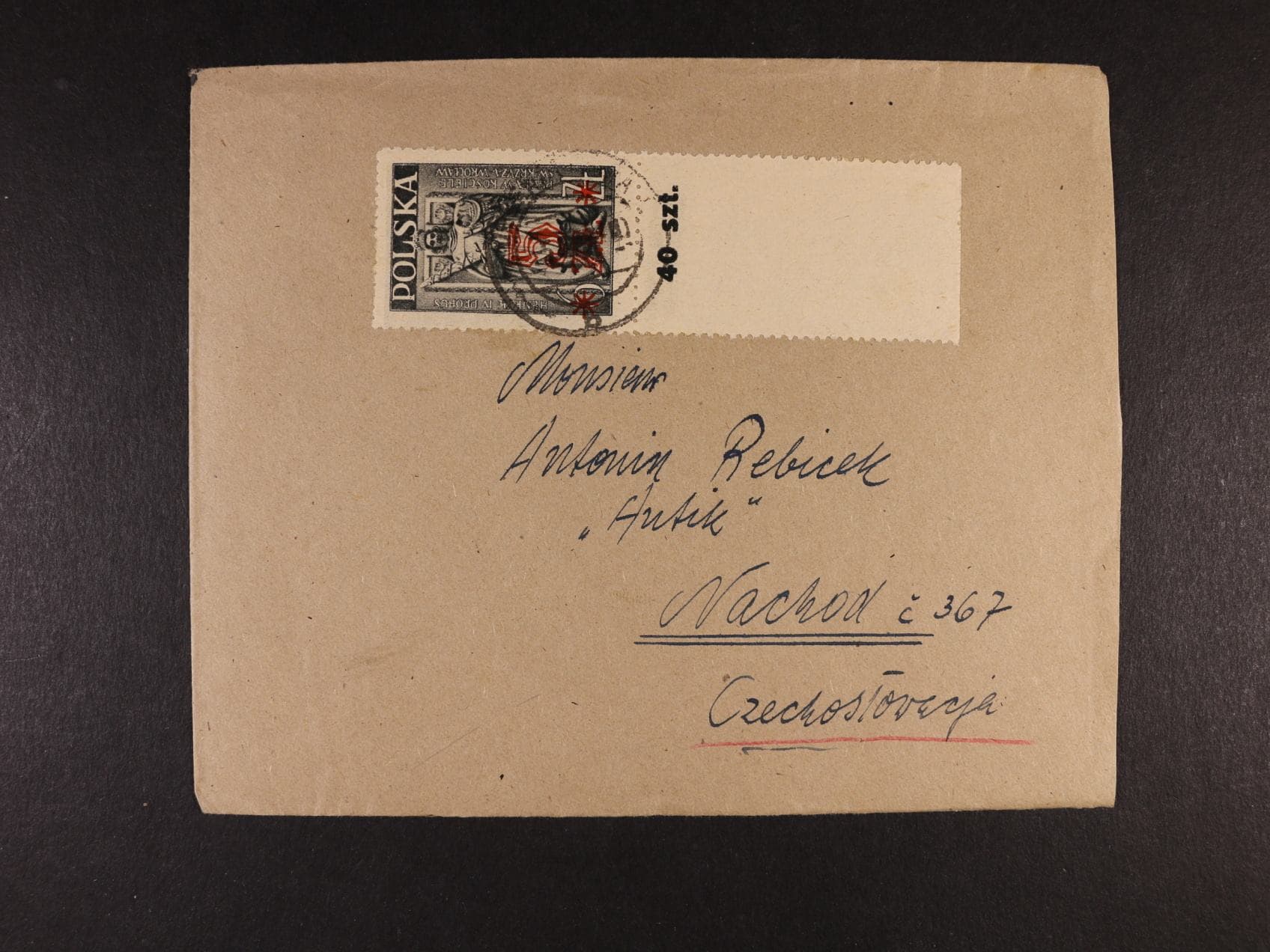 sestava 6 ks celistvostí z let 1919-47, zajímavé frankatury