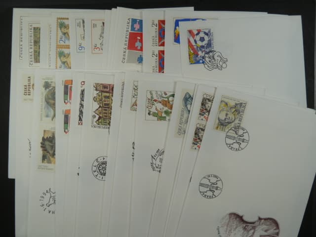 kompletní ročník obálek FDC 1994, kat. číslo 30 - 59, celkem 27 ks
