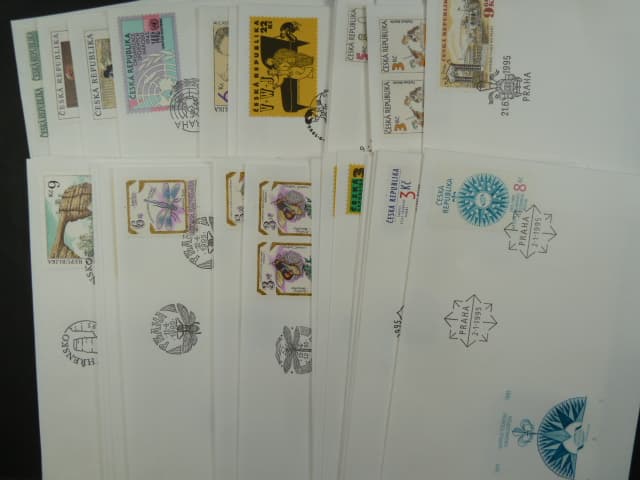 kompletní ročník obálek FDC 1995, kat. číslo 61 - 99, celkem 31 ks