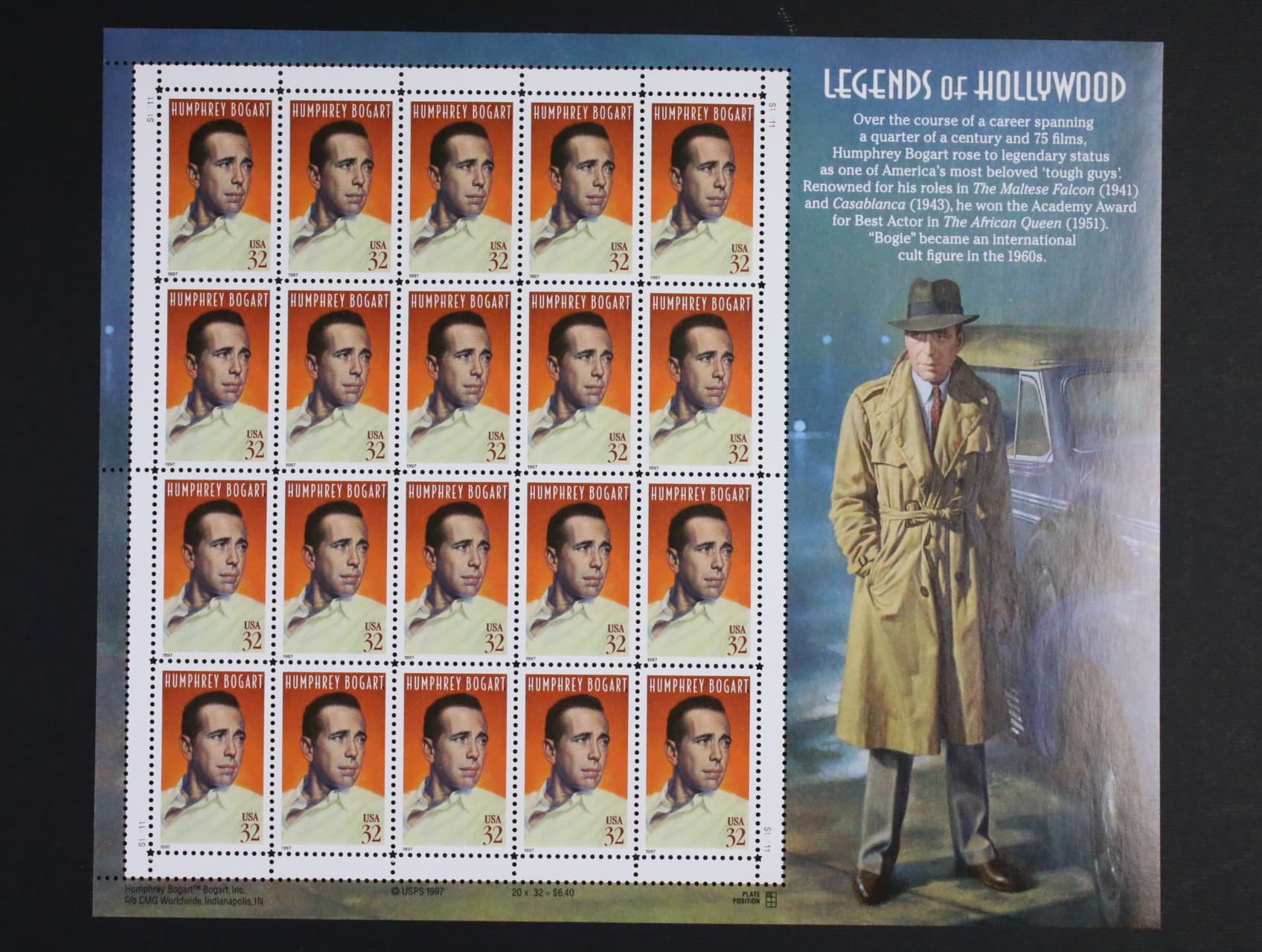 Zn. č. 2872, TL legendy Hollywoodu - Humphrey Bogart