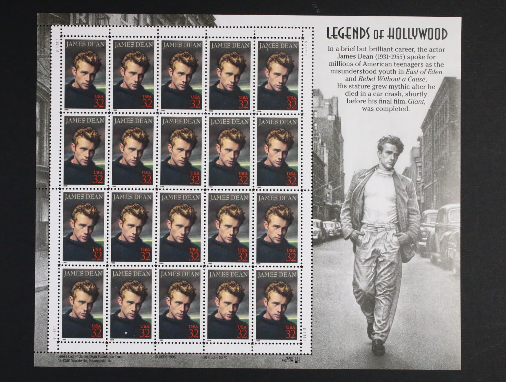 Zn. č. 2745, TL legendy Hollywoodu - James Dean