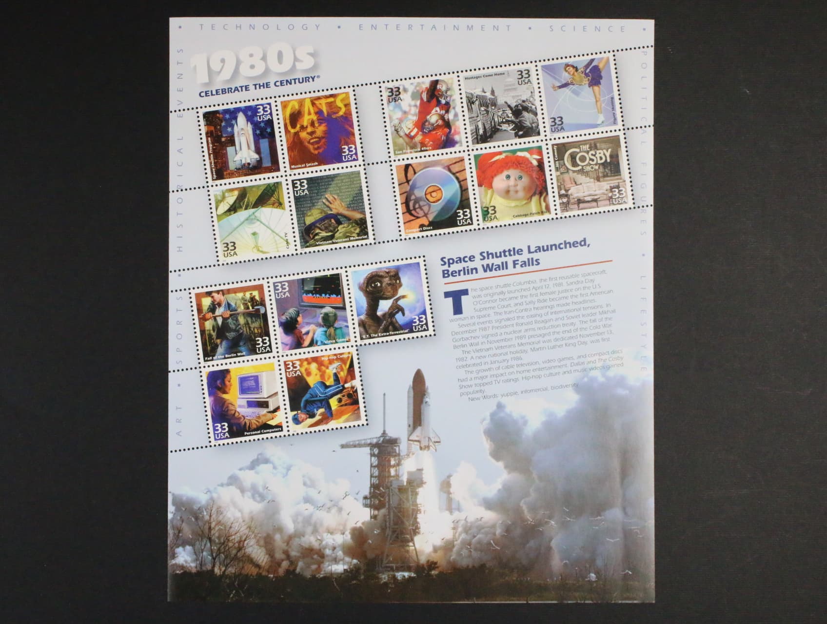 Zn. č. 3243-3257, aršík 50, oslava století - 1980