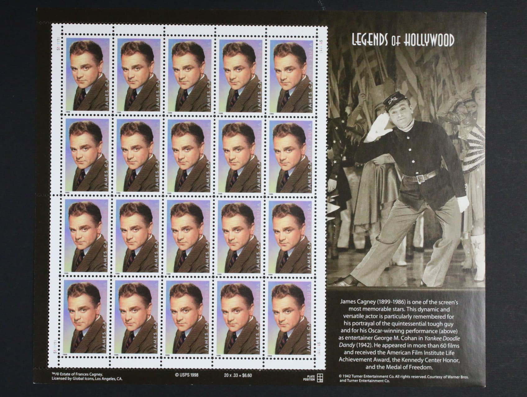 Zn. č. 3153, TL legendy Hollywoodu - James Cagney