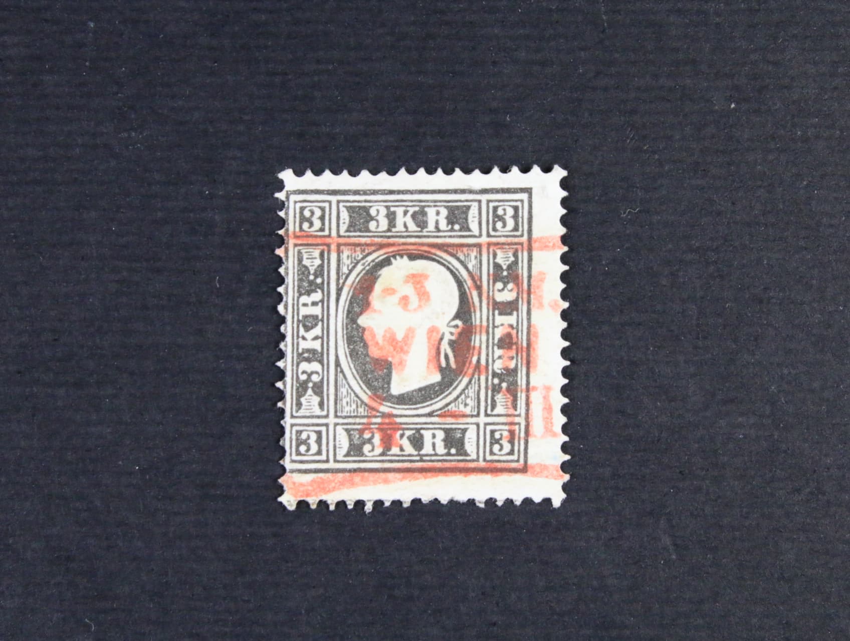 zn. Fe. č. 11 IIa. s červeným raz. WIEN 4 - III, 1-3 N.M., atest Dr. Ferchenbauer