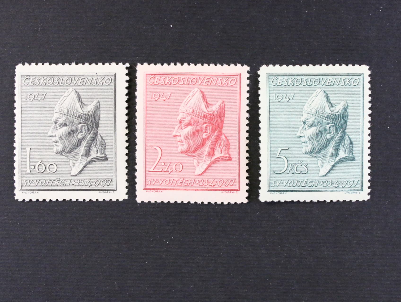 zn. č. 450-452, 950. výročí smrti svatého Vojtěcha