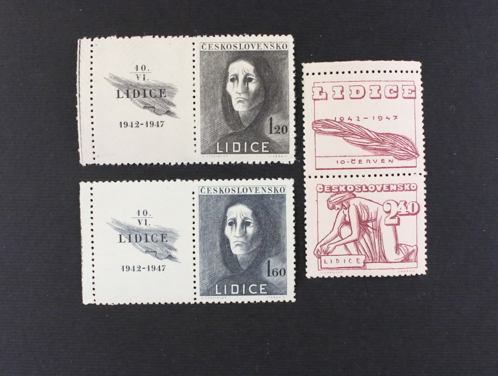 zn. č. 453-54KL 455KH, 5. výročí vyhlazení Lidic