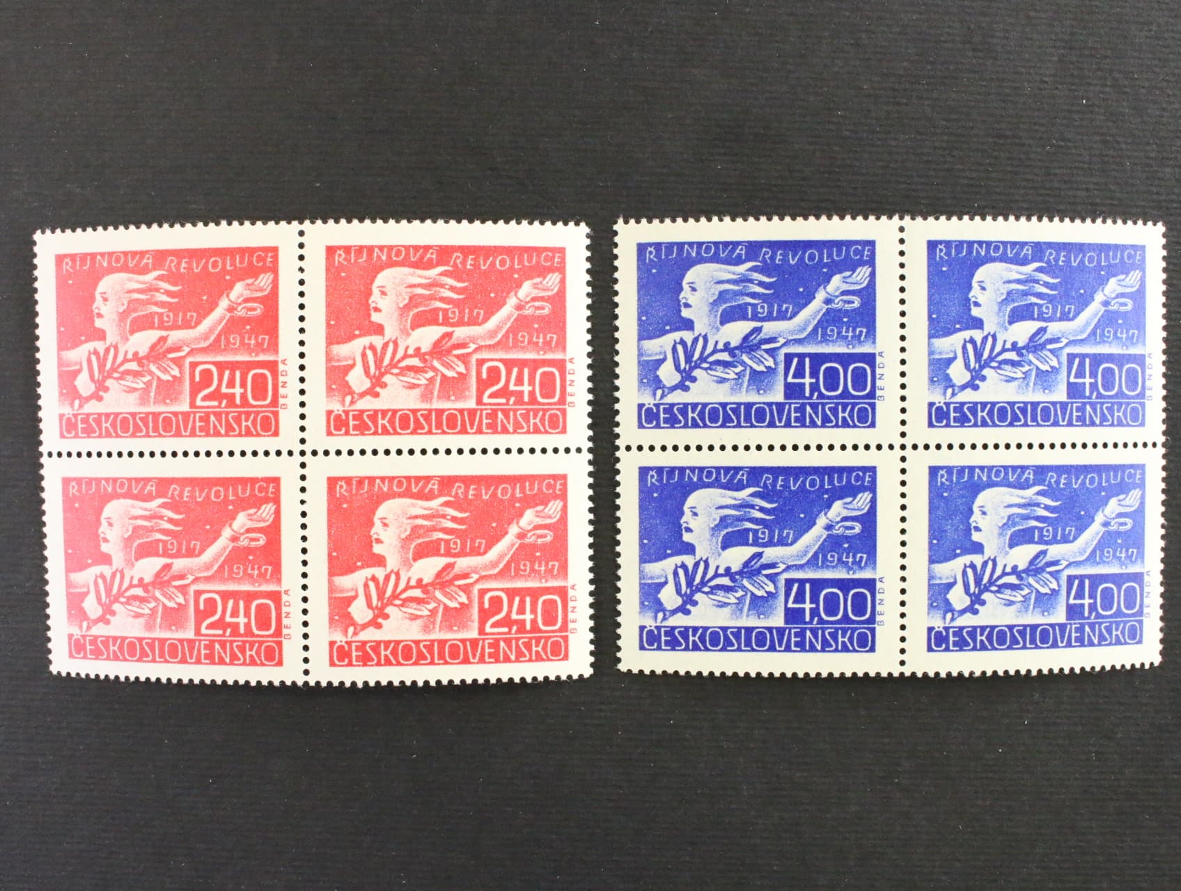 zn. č. 462-463 ve čtyřbloku, 30 výročí VŘSR