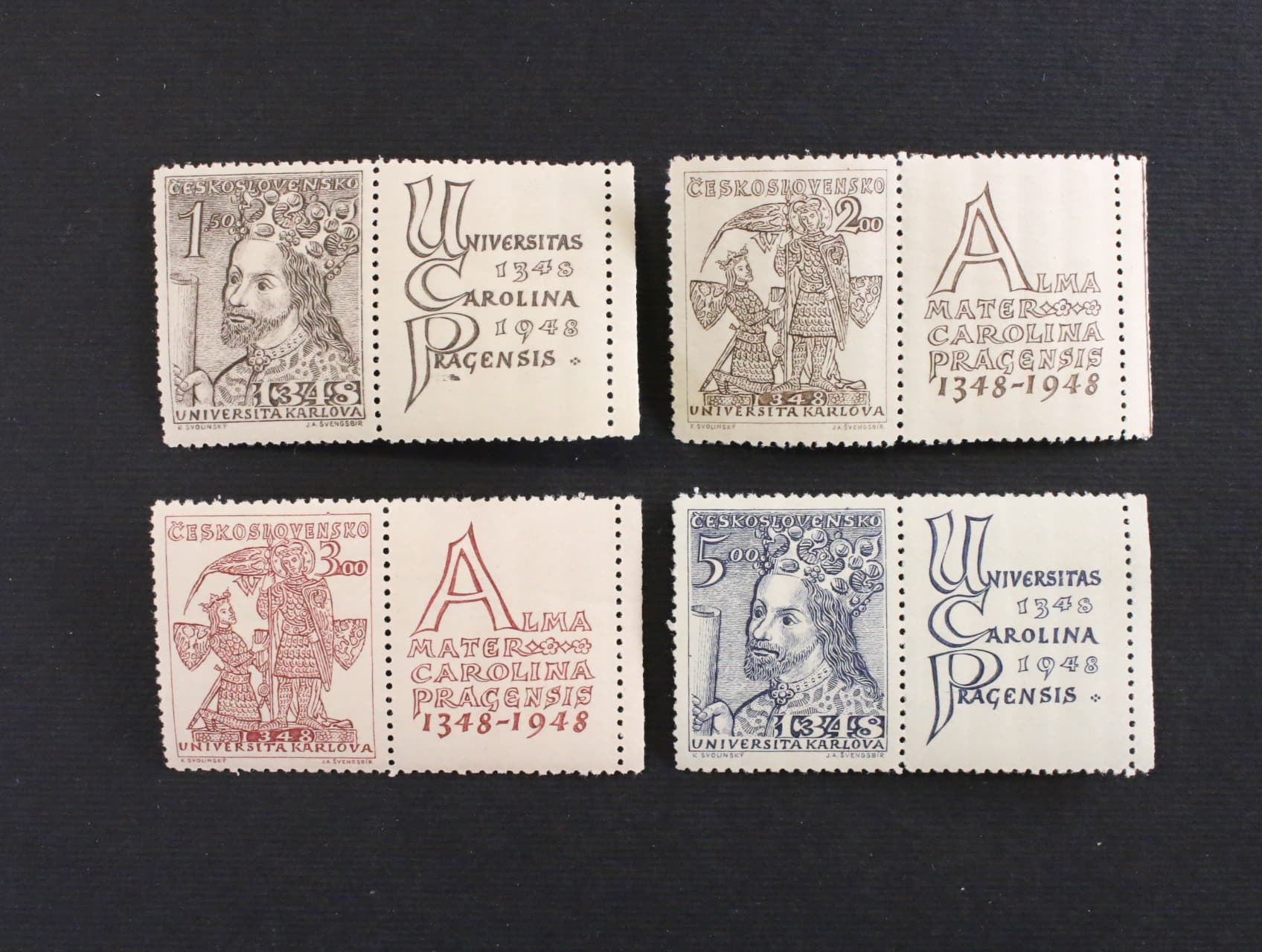 zn. č. 470-473 KP, 600. výročí založení Karlovy univerzity