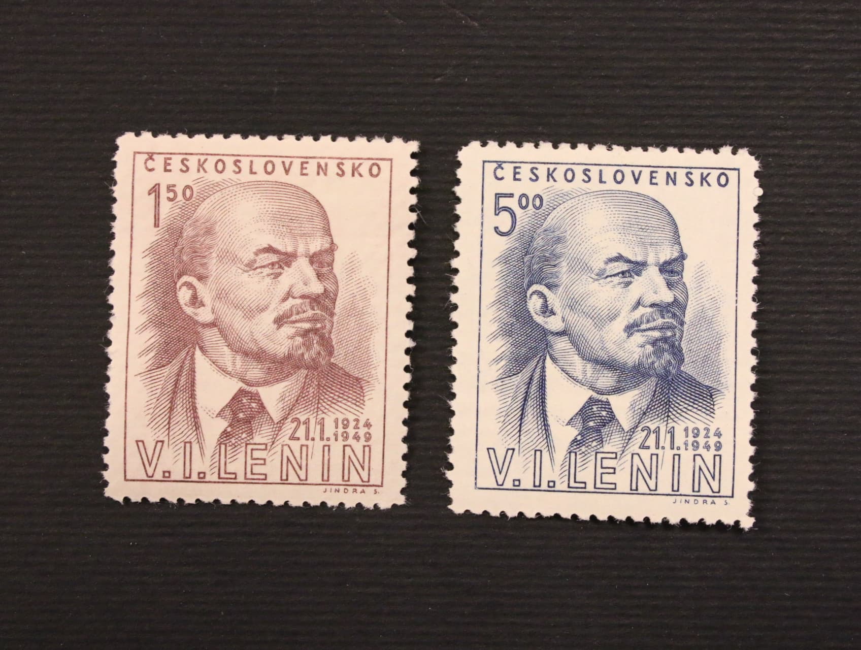 zn. č. 498-499, 25. výročí úmrtí V.I. Lenina