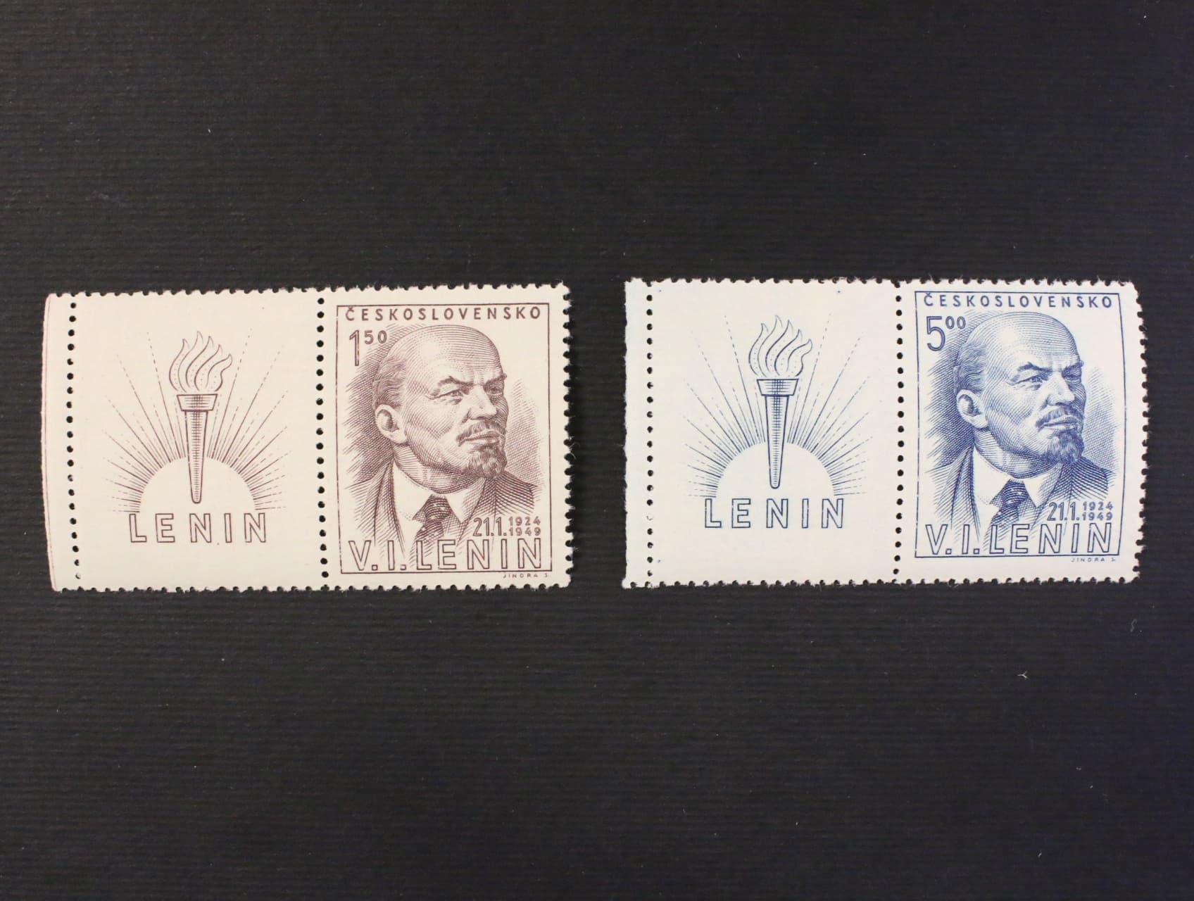 zn. č. 498-499 KL, 25. výročí úmrtí V.I. Lenina