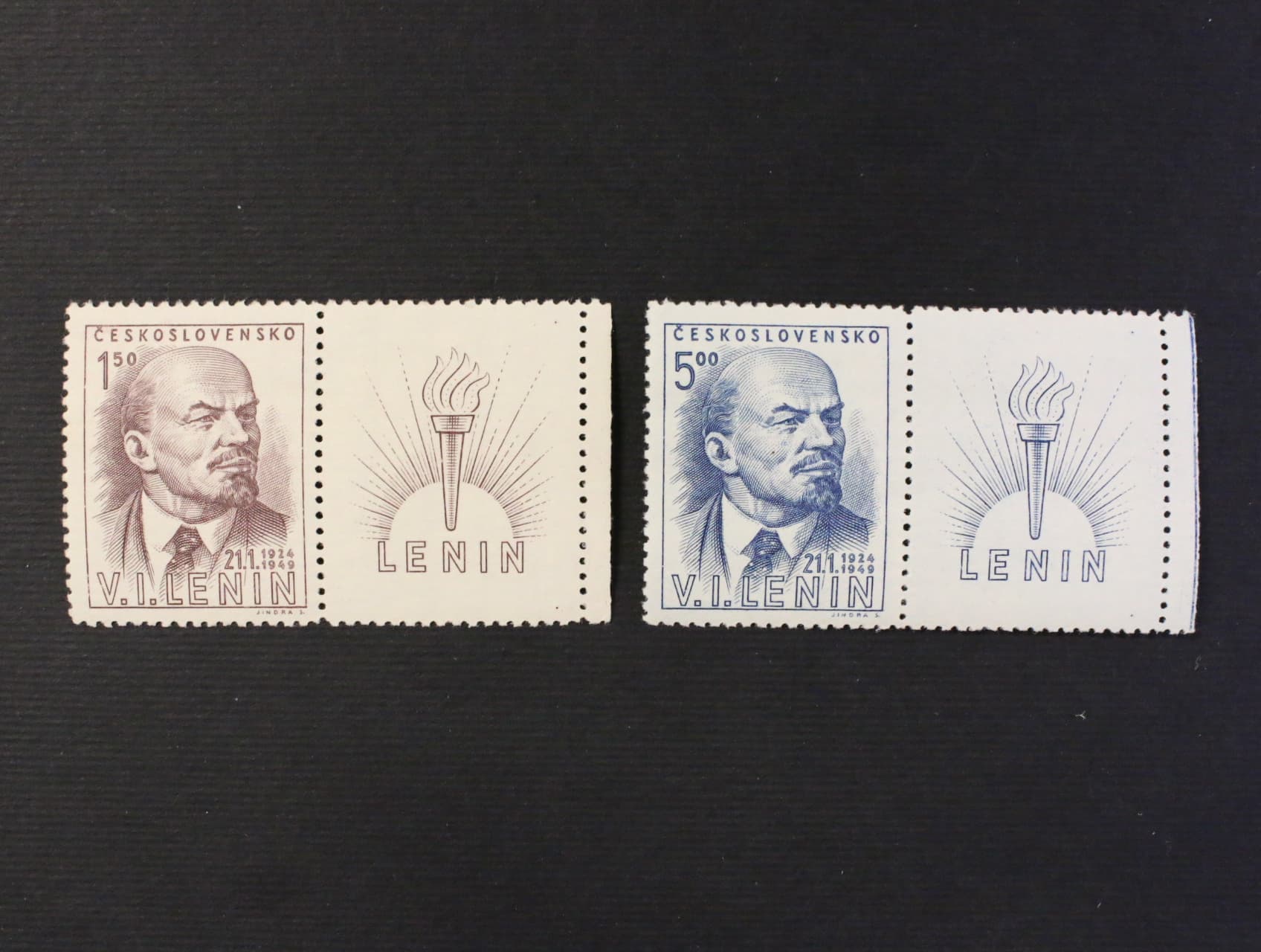 zn. č. 498-499 KP, 25. výročí úmrtí V.I. Lenina