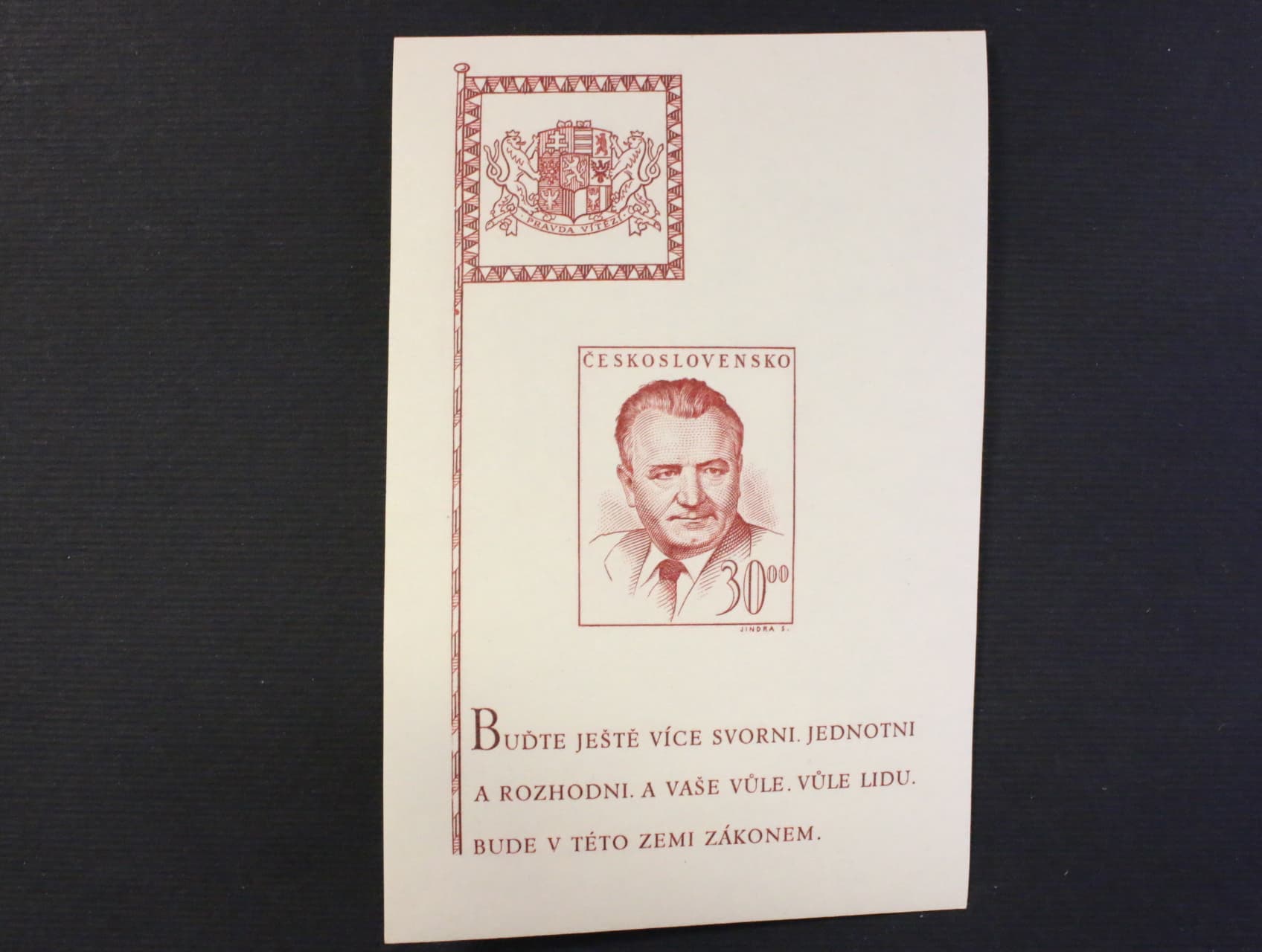 zn. č. A492 typ 3, 52. narozeniny K. Gottwalda