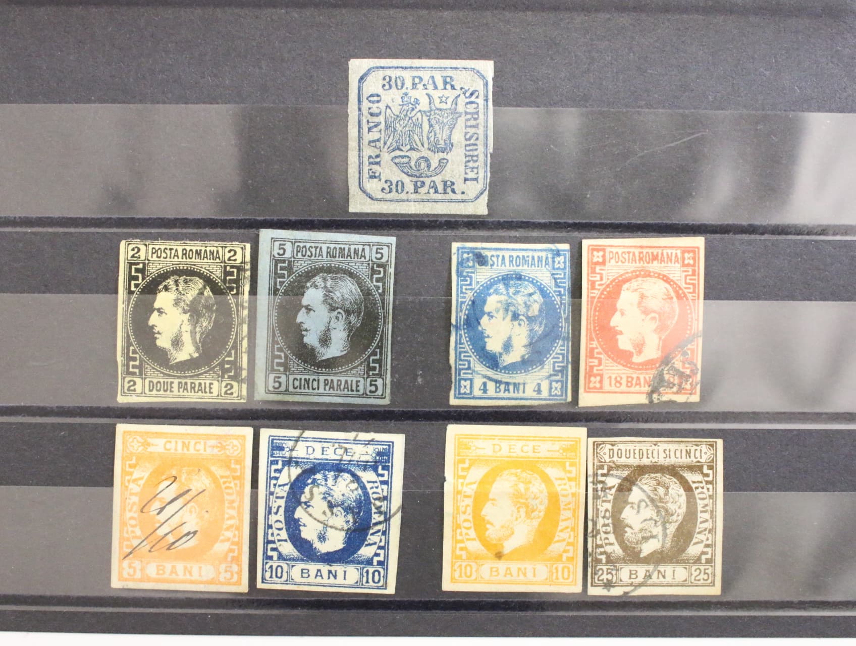 zn. Mi. č. 10, 14x, 15y, 16y, 19, 20, 21, 22, 27, 28, cca 1200 EUR