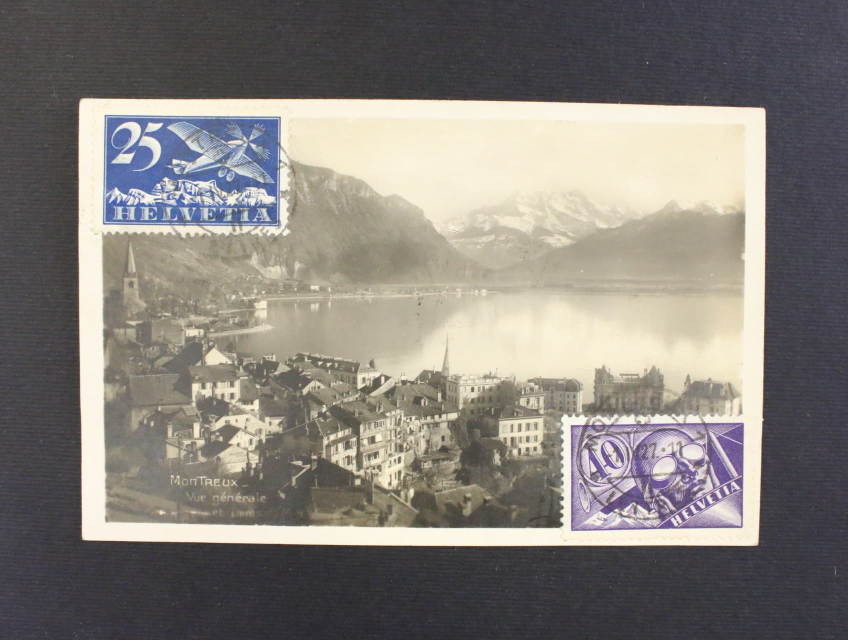 let. celistvost do CSR frank. let. zn. Mi. č. 180, 182, pod. raz. MONTRAUX 1.6.27, pruch. a prich. raz., cca 100 EUR