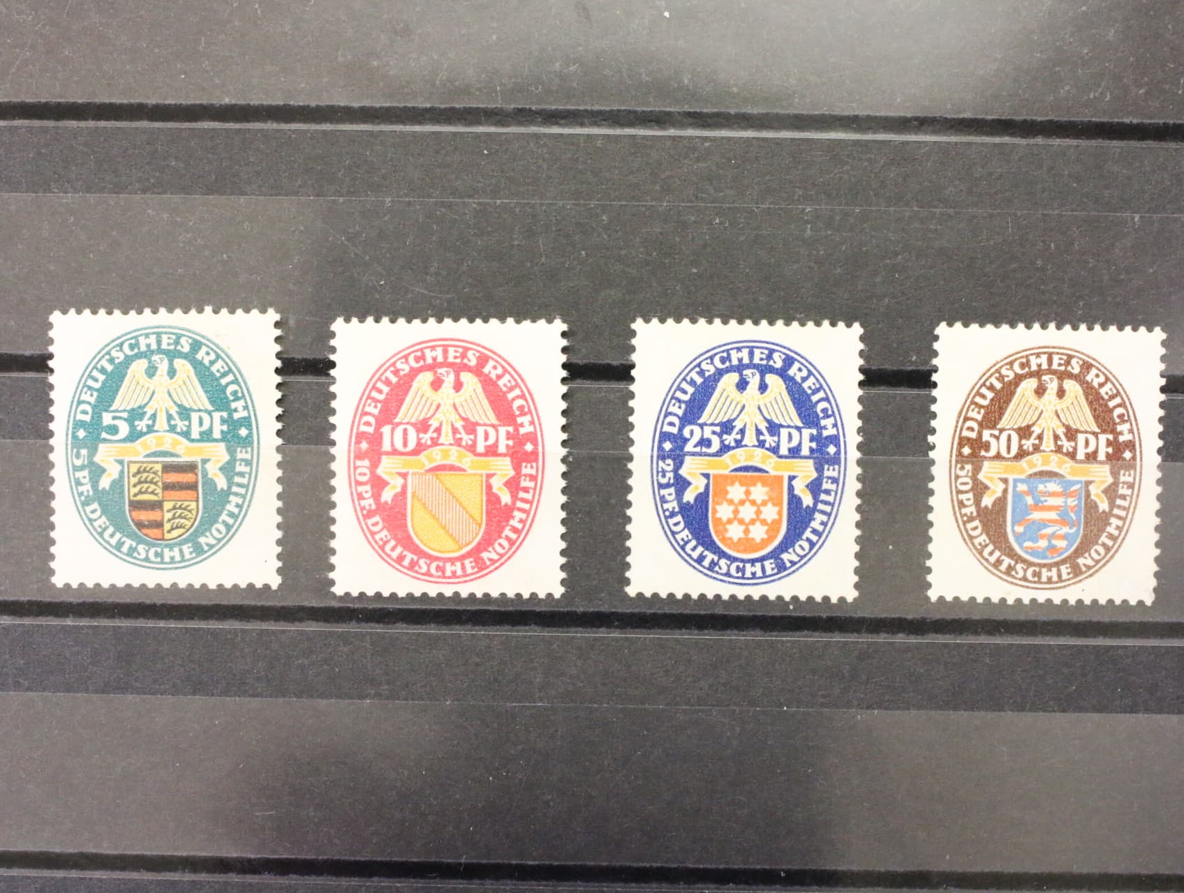 zn. Mi. č. 398-401, 1926/1927