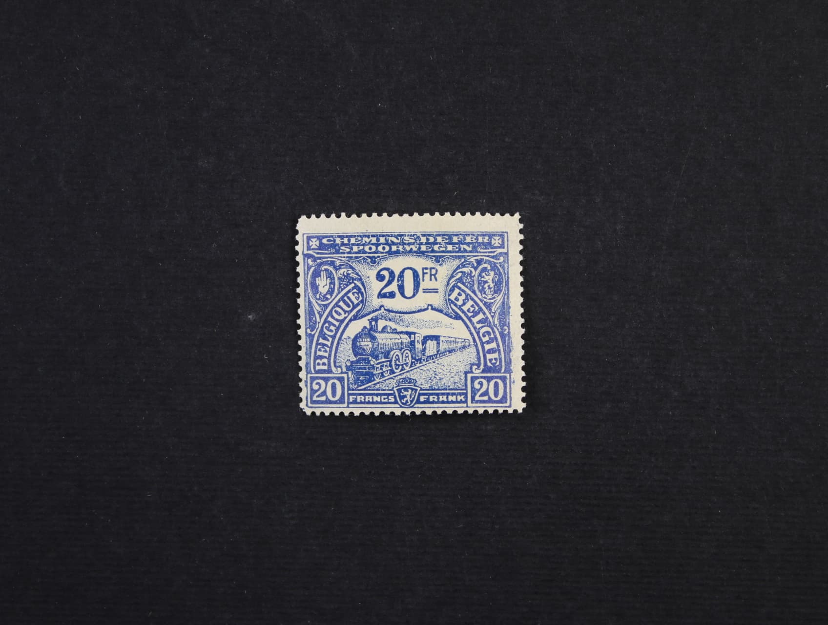 Eisenbahn Paketmarken Mi. č. 128, 750 EUR