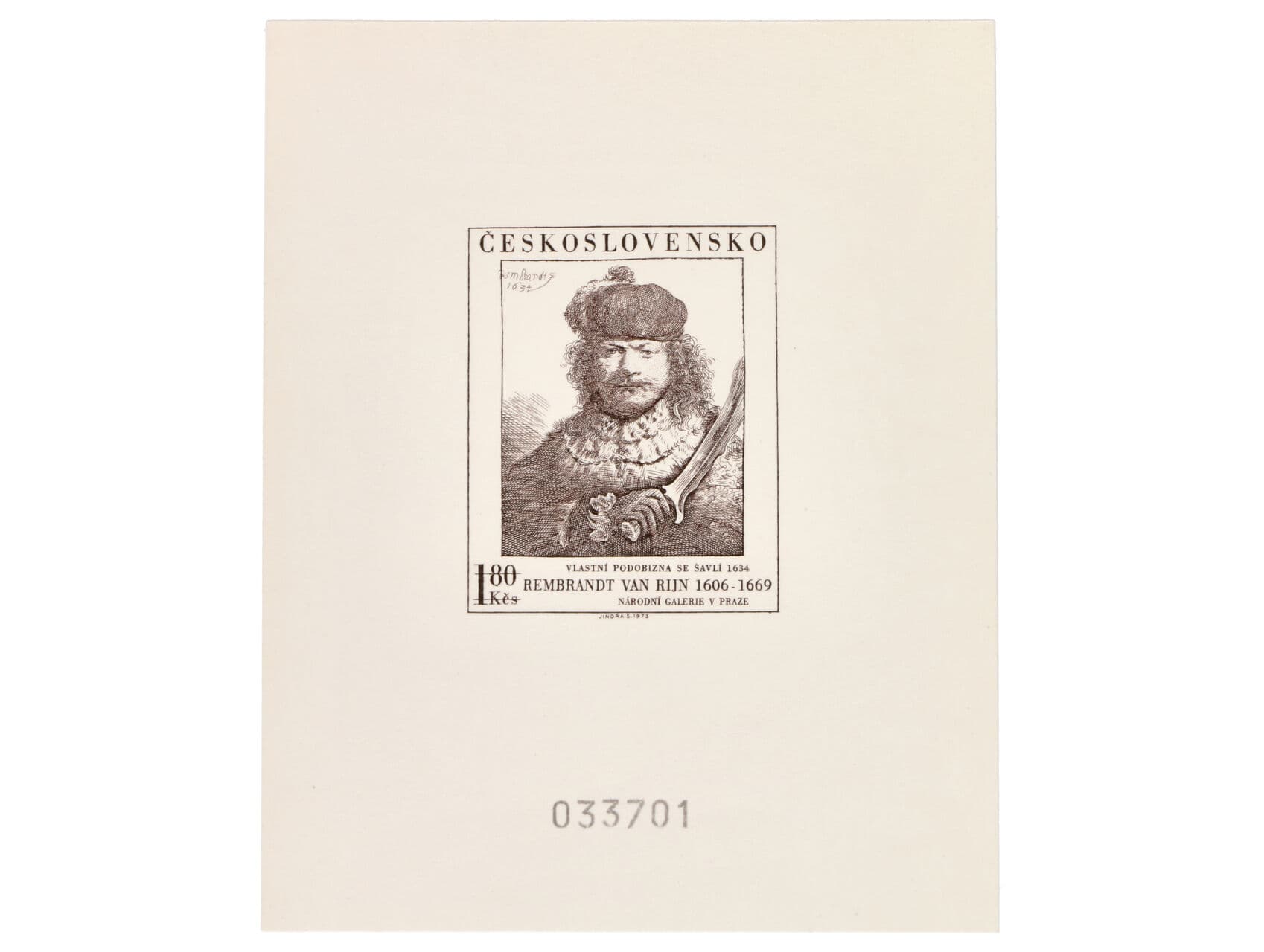 PT 20 - hnědý, číslovaný (černé číslo)