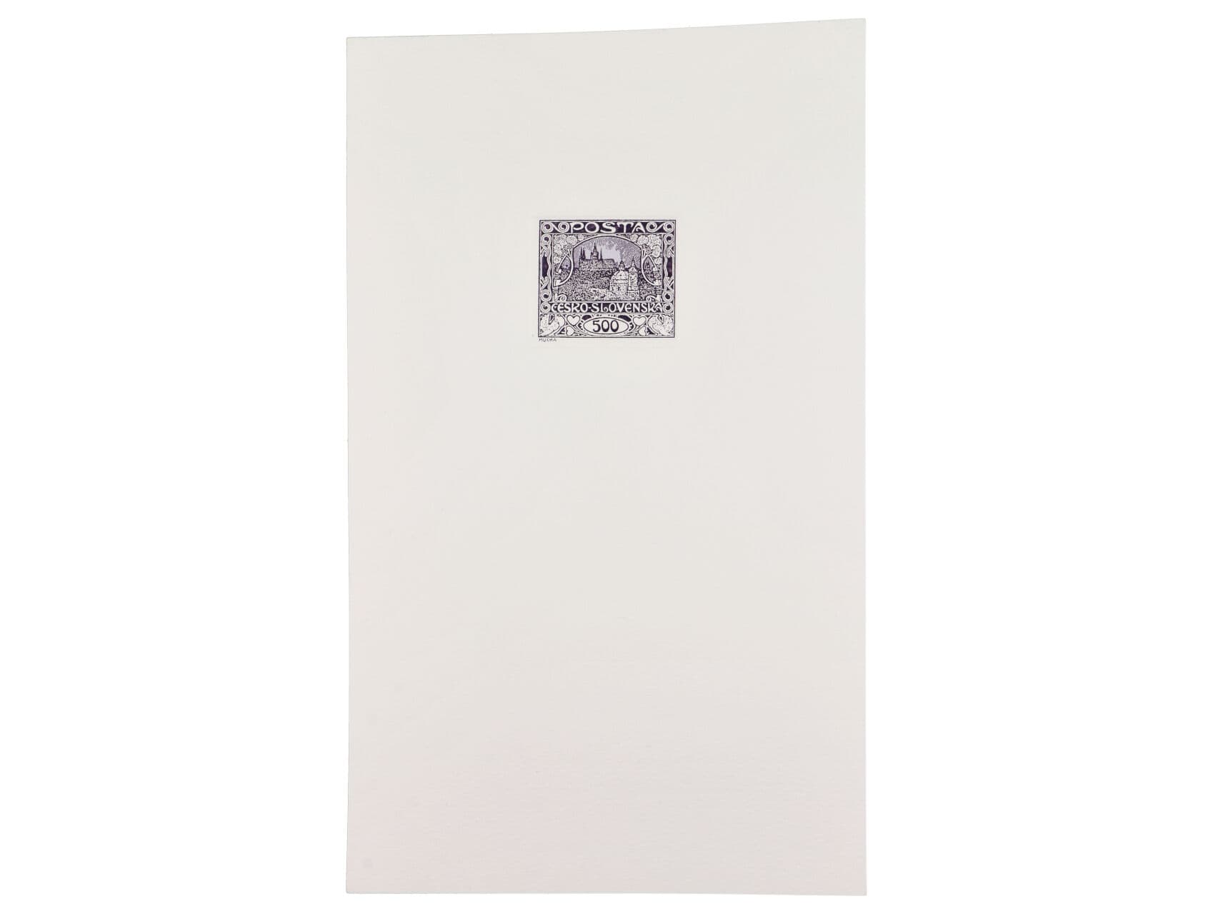 Příloha publikace Specializovaný katalog známek a celistvostí Československo 1918-1939, I. část - emise Hradčany, velký formát