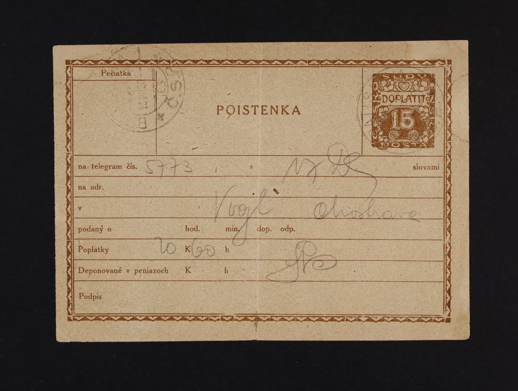 CPL c. 1 C nedofrank. s raz. BRATISLAVA 13.7.20