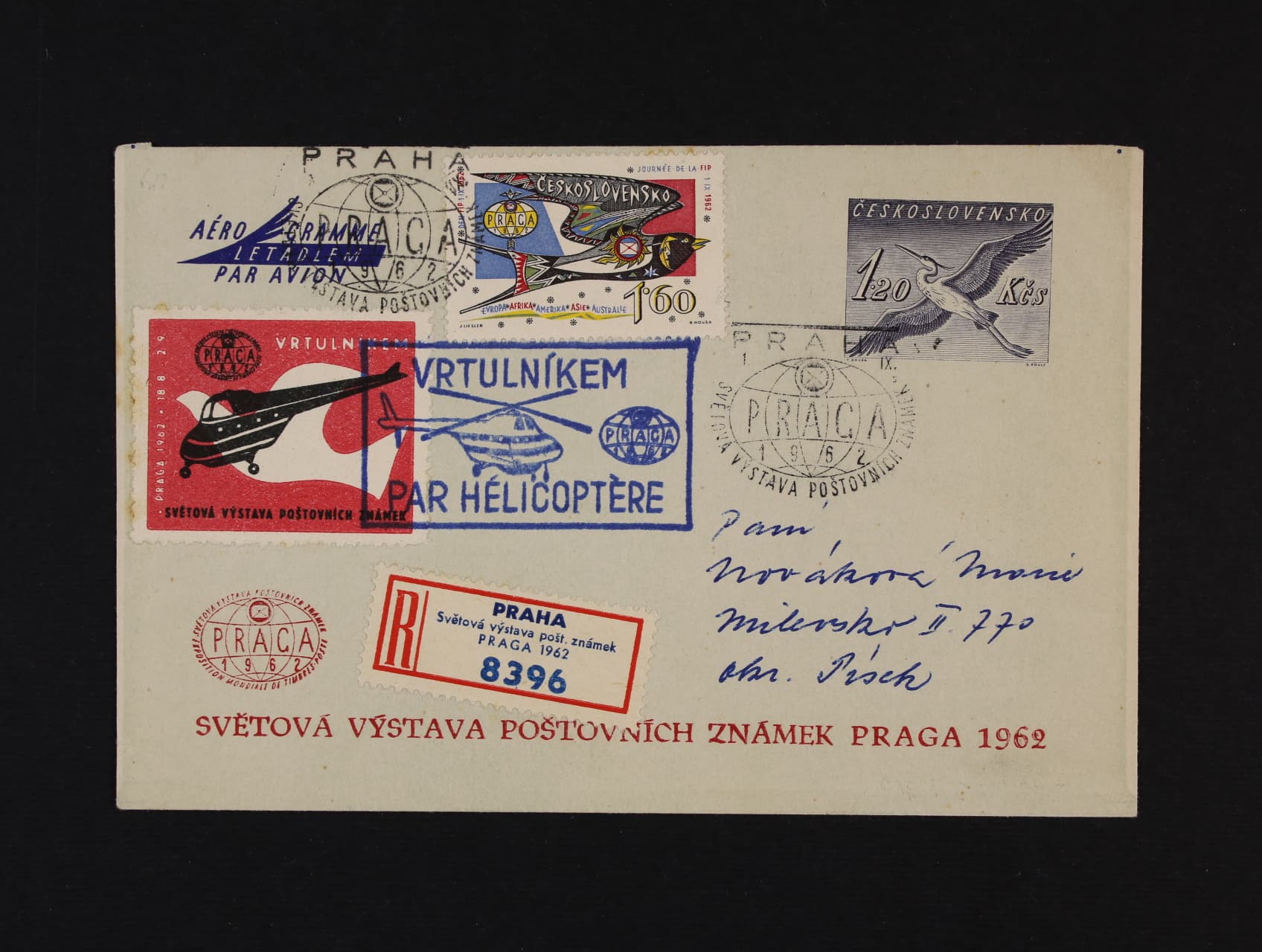 CAE c. 2 D R-dofrank. a přepravena vrtulnikem, pod. vystavni raz., kat. cenu neuvadi