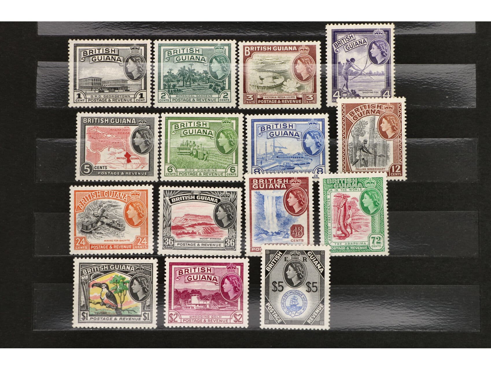 British Guiana - Zn. SG. č. 331 - 345