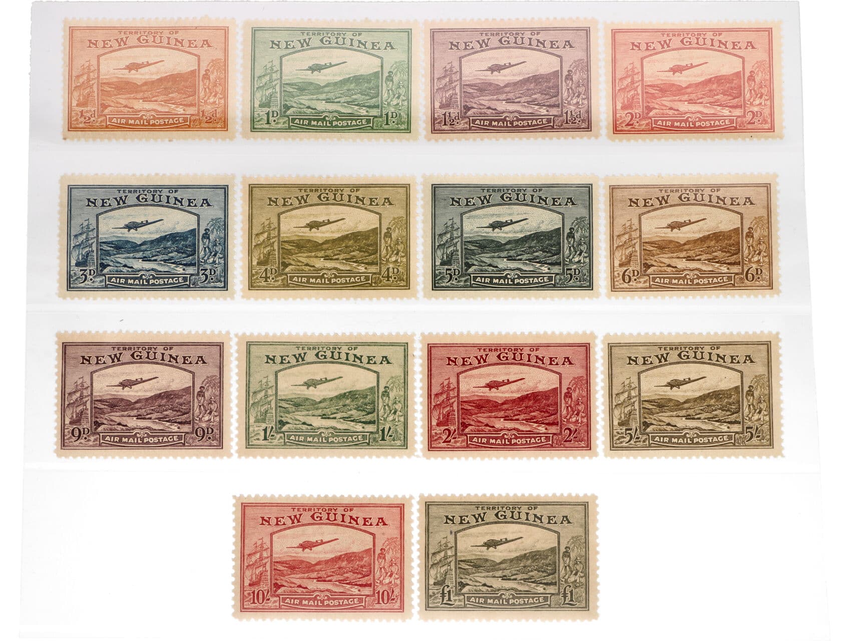 New Guinea - Zn. SG. č. 212 - 225