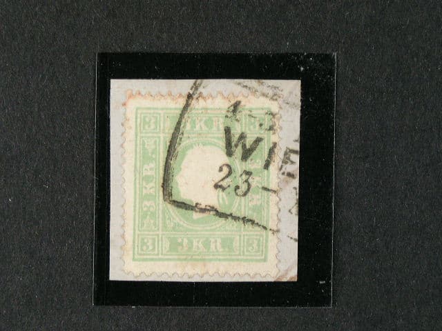 zn. Fe. č. 12 II na výstřižku s nekompl. rámeč. raz. WIEN