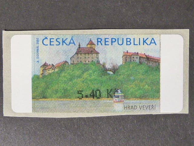 zn. AT č. 1 I.typ 5 Kč s výrazným posunem tisku hodnoty nahoru
