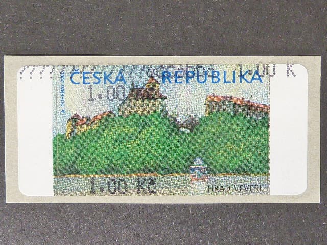 zn. AT č. 1 I.typ 1 Kč s ????????? + 2x tisk hodnoty