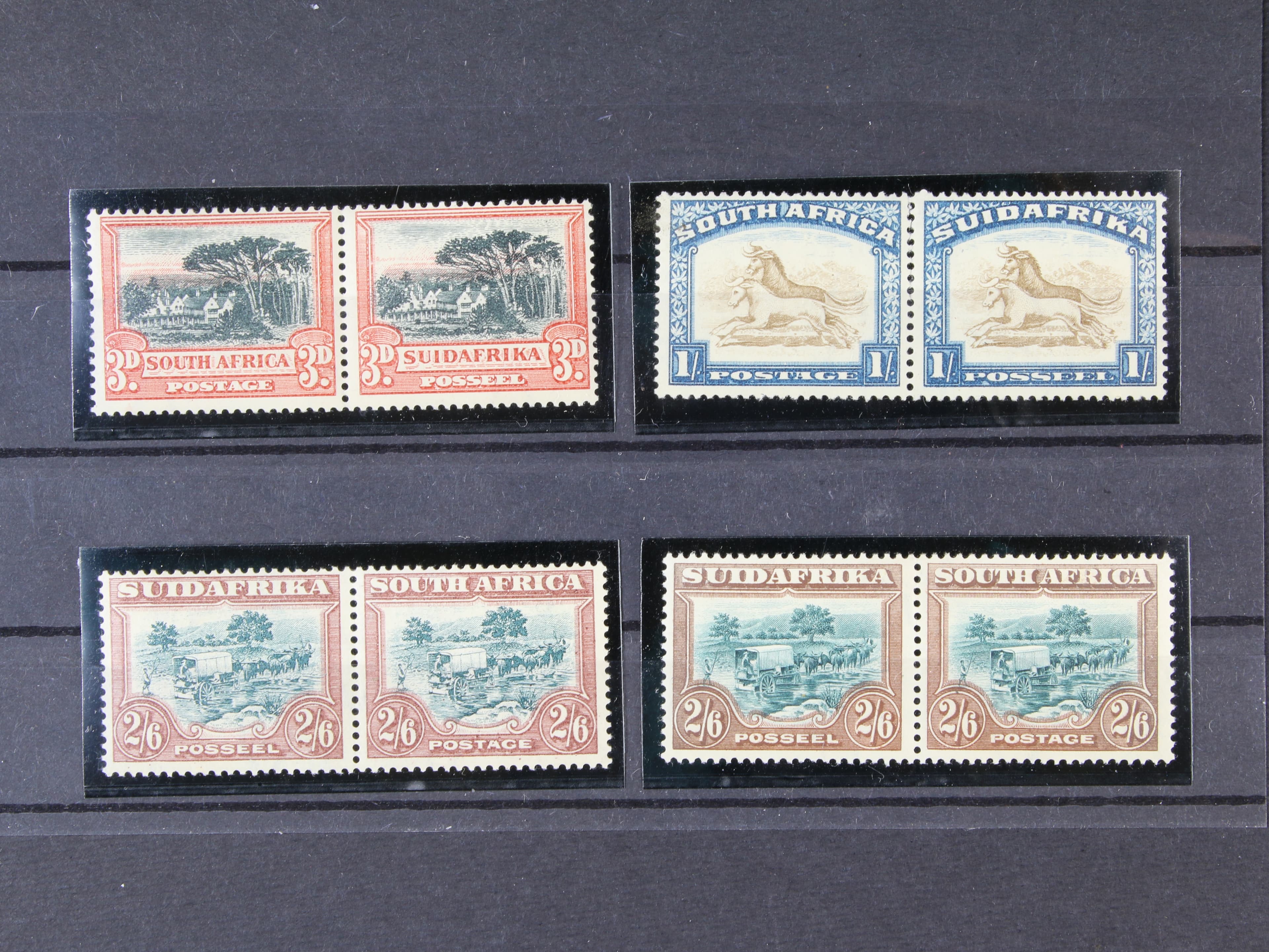 Jižní Afrika - zn. Mi. č. 53 - 66 ve vodorovných dvoupáskách, cca 500 EUR