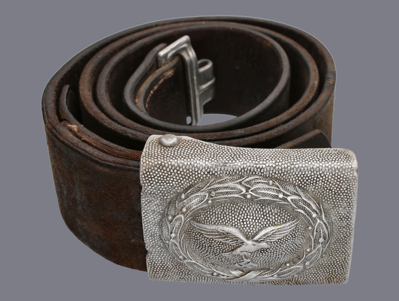 Přezka s opaskem, Wehrmacht letectvo, hliník, přezka značená A & V