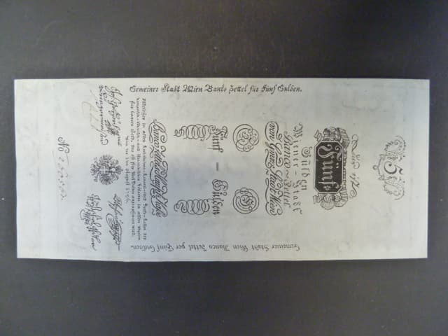 5 Gulden 1.8.1796, Ri. 23, mimořádný stav