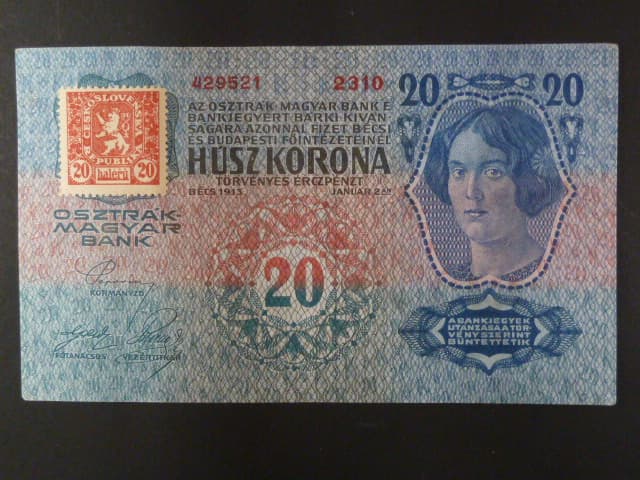 20 K 2.1.1913, Kolkovaná, I. vydání