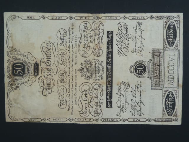 50 Gulden 1.6.1806, Ri. 42
