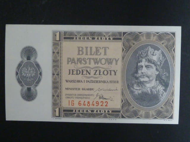 Polsko, 1 Zl 1938 série IG