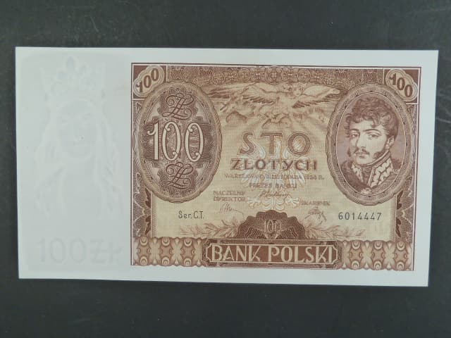 Polsko, 100 Zl 1934 série C.T.