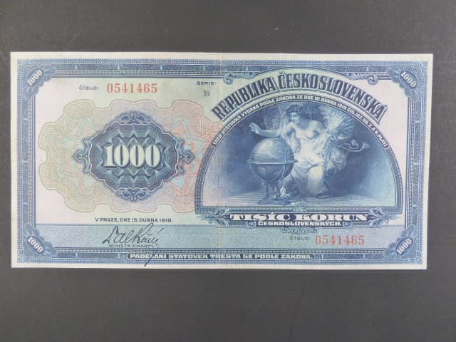 1000 Kč 1919 série B